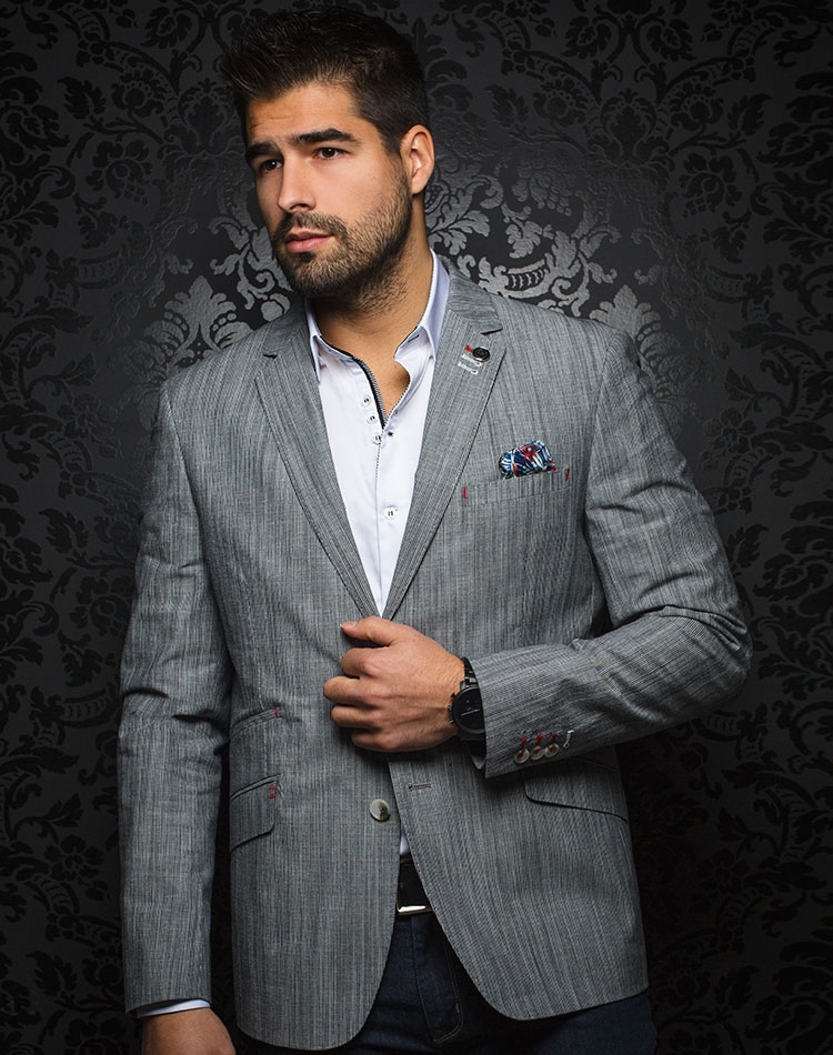 Shop Men's Sport Jackets - Charcoal Blazer | Luxury Gray Suit Jacket | Au  Noir